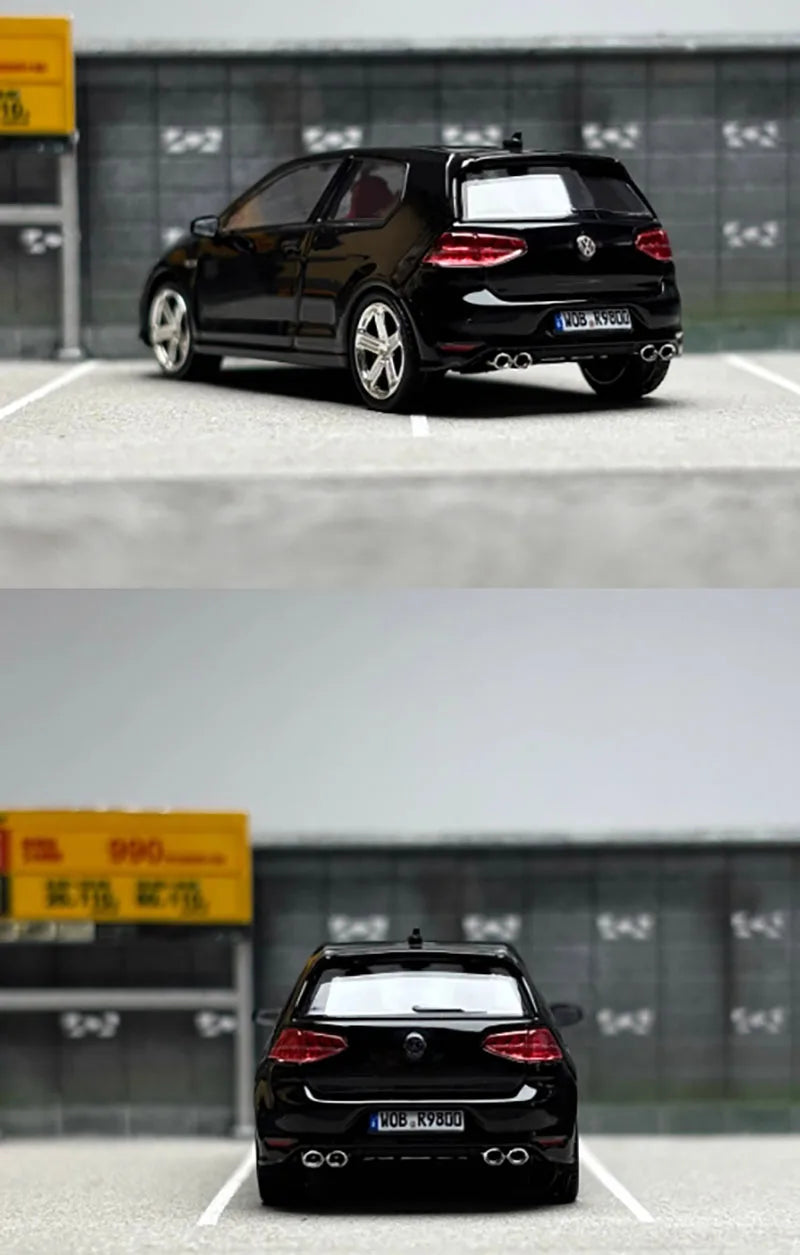 ZOOM 1:64 Scale VW Golf 7R 7 Generation Travel Car Alloy Car Model Classics Adult Souvenir Gift Static Display