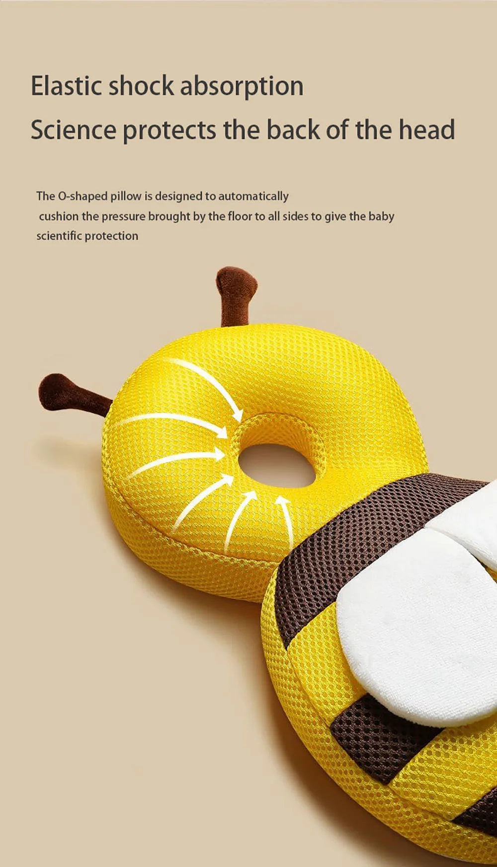 Baby Summer and Autumn Walking Head Protection Pad and Collision Prevention