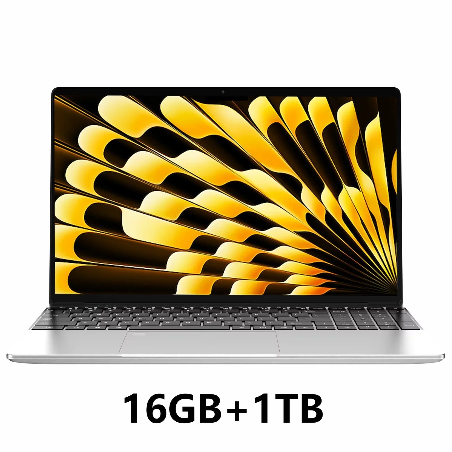 New Ultra Slim Laptop 15.6" Intel N95 32GB 2048GB 7500mAh Large Battery Windows 11 Pro  Notebook Gamer Fingerprint Unlock