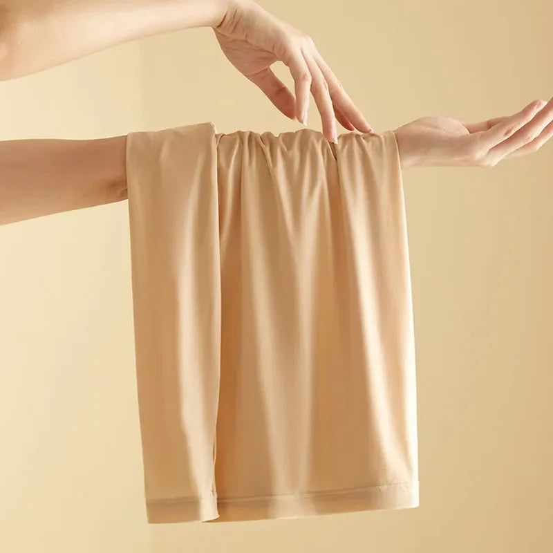 Winter Women Thermal Underwear Tops Keep Warm Long Sleeves Bottoming Shirt Pullover Elastic Female Basic Casual Thermal Tops