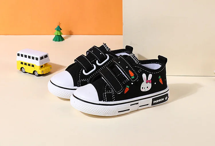 New Fashio Kid Shoe Boy Sneaker Shoe Spring Autumn Children Cartoon Canvas Sports Shoes Boys Girls Baby Board Shoes with Leisure