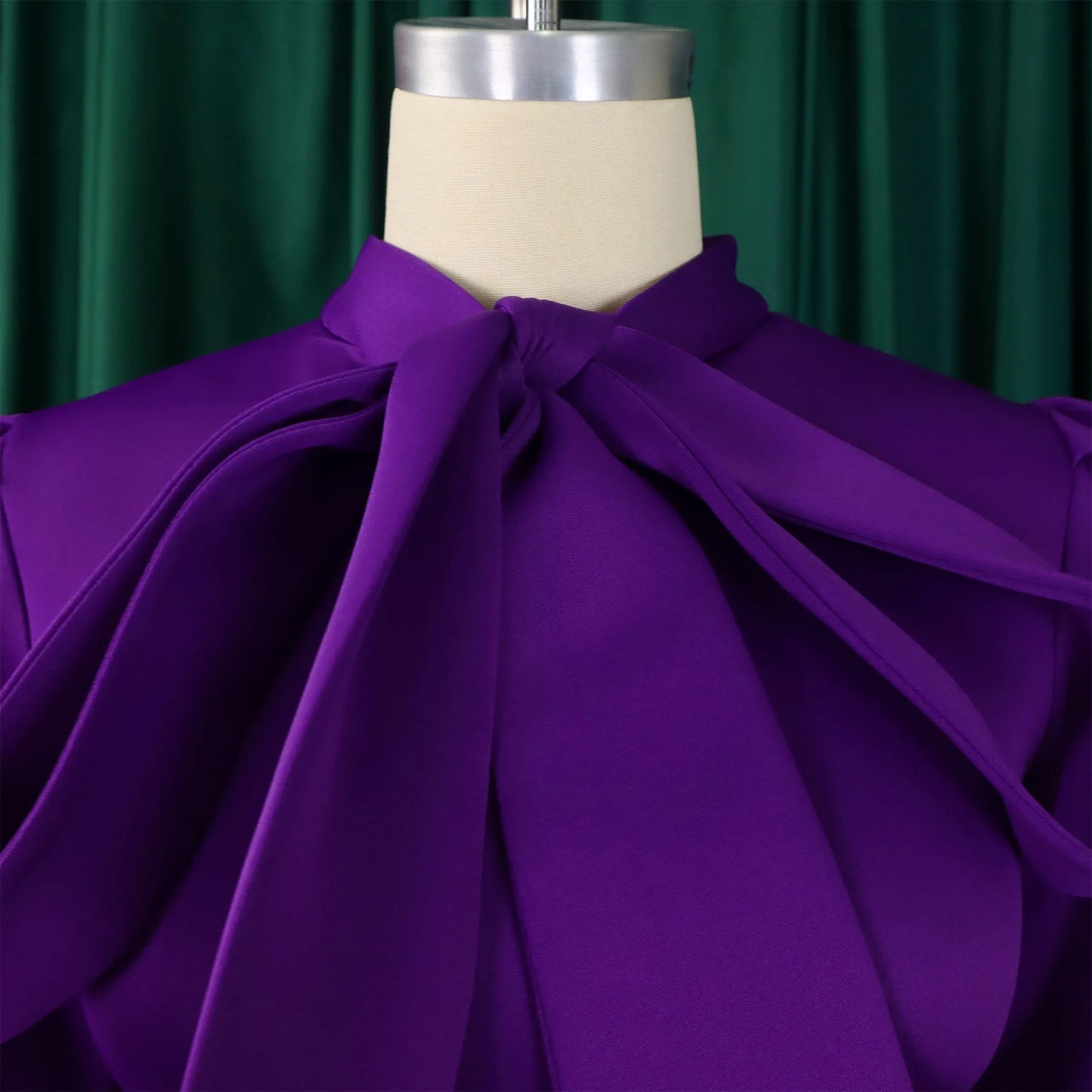 Elegant Party Dresses for Woman 2024 Luxury Bow Collar Short Sleeve High Waisted A Line Pleated Ankle Length Birthday Party Robe