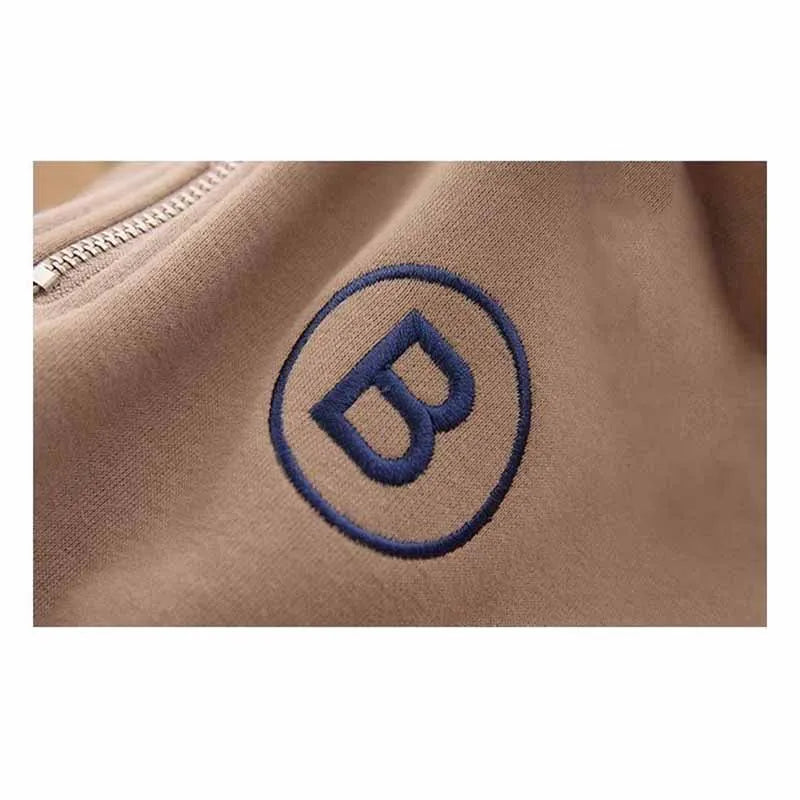 Children's Sweater Sports Sets Boys Stand-Up Collar Letter Suit Spring Autumn New Kids Loose Fashion Casual 2 Piece 4-14Y