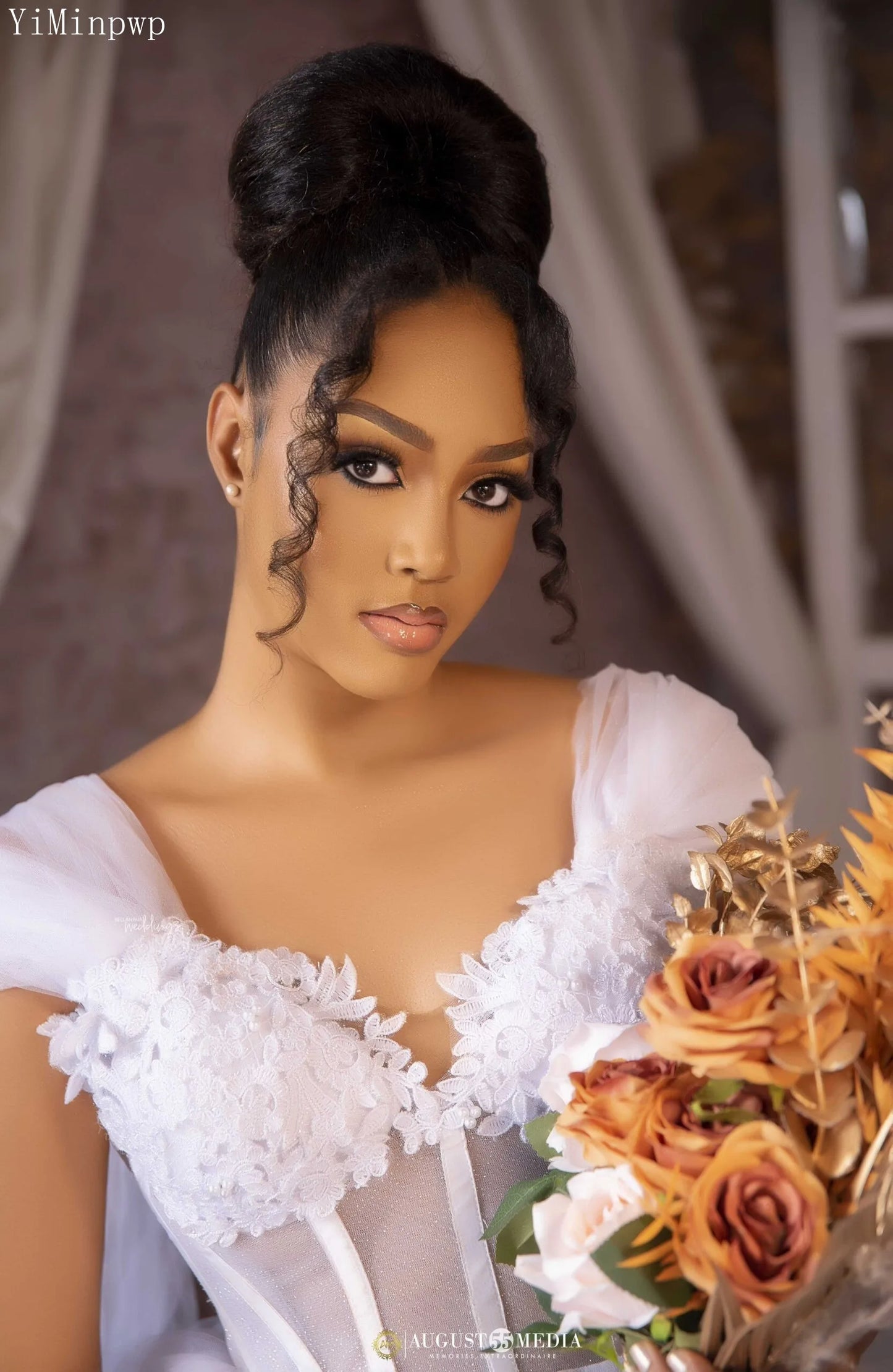 White Wedding Bride Robes Off Shoulder Split Inside Little Skirt Corset Appliques Bridal Shower Dress robes de mariee Customized