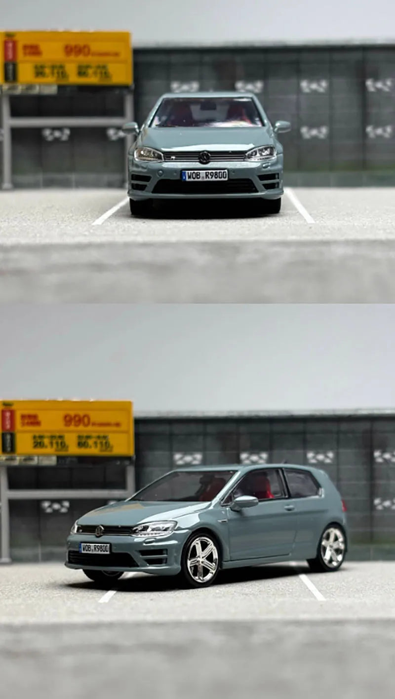 ZOOM 1:64 Scale VW Golf 7R 7 Generation Travel Car Alloy Car Model Classics Adult Souvenir Gift Static Display