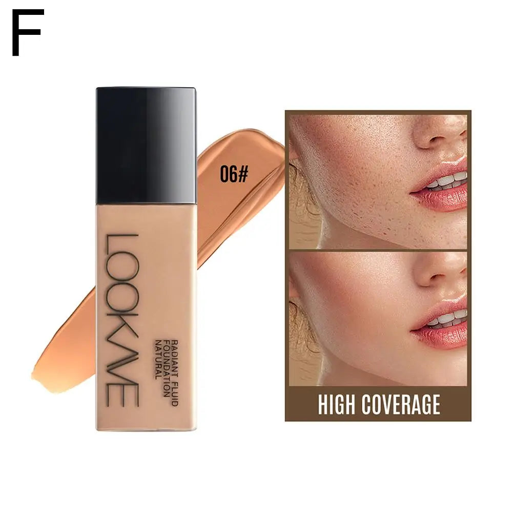 Concealer Waterproof Liquid Foundation For A Long Time Non-Irritating Natural & Even Matte Finish Perfect Nude Makeup