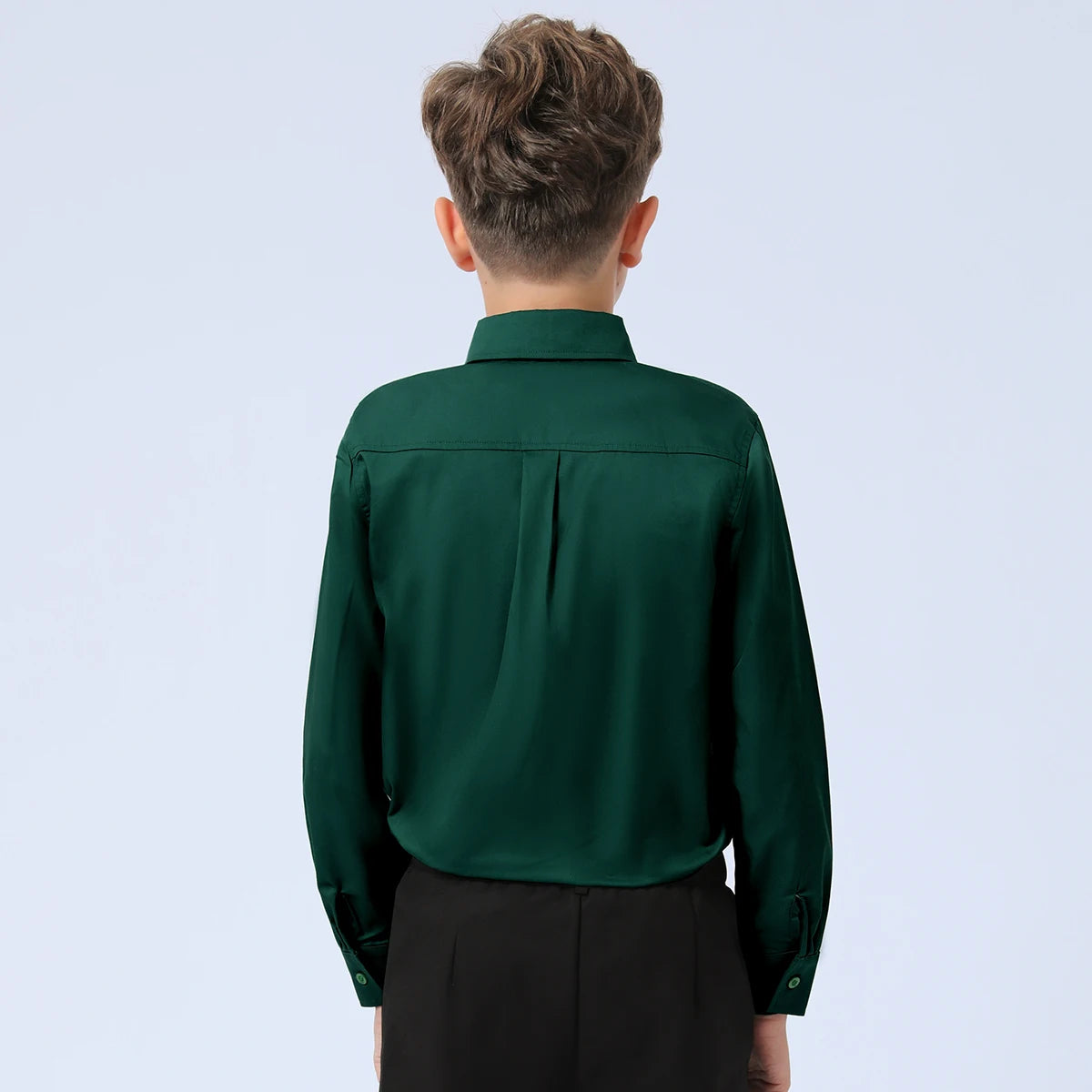 Boys Shirt Kids Oxford White Shirts Kids School Uniform Gift Perform Ceremony Birthday Wedding Formal Clothes 6 to 14 Years