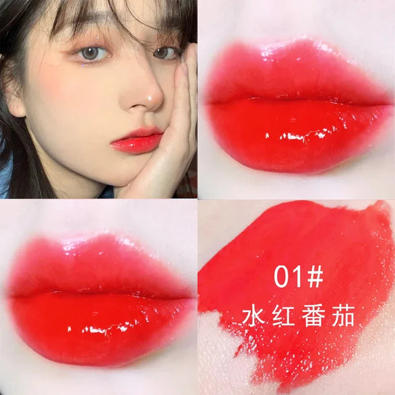 Glitter Moisturizing Mirror Lip Gloss Lasting Non-stick Cup Liquid Lipstick Red Nude Sexy Lip Tint Women Lips Makeup Cosmetics