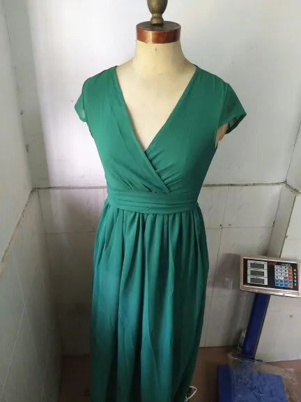 Elegant bodycon sexy Women's dress for women 2022 summer short sleeve chiffon boho party dresses woman robe femme ladies