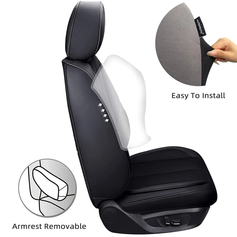 2/5PCS Car Seat Covers Set Universal Fit Most Car Covers with Tire Detail  Suitable for Independent Seat Covers Protecting seats