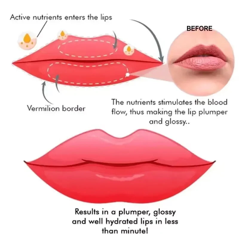 Lasting Lip Plumper Serum Increase Lips Elasticity Instant Volumising Oils Reduce Fine Lines Moisturizing Nourish Sexy Lip Care