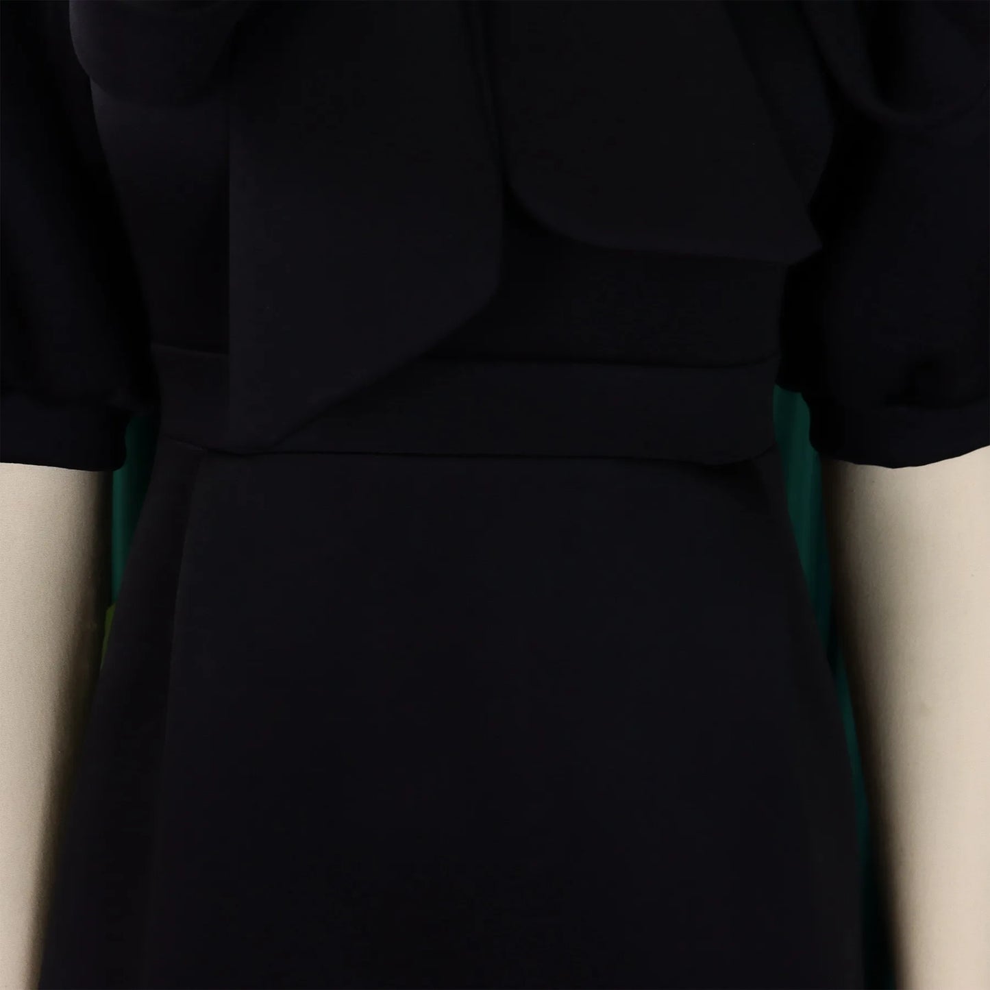 Elegant Party Dresses for Woman 2024 Luxury Bow Collar Short Sleeve High Waisted A Line Pleated Ankle Length Birthday Party Robe