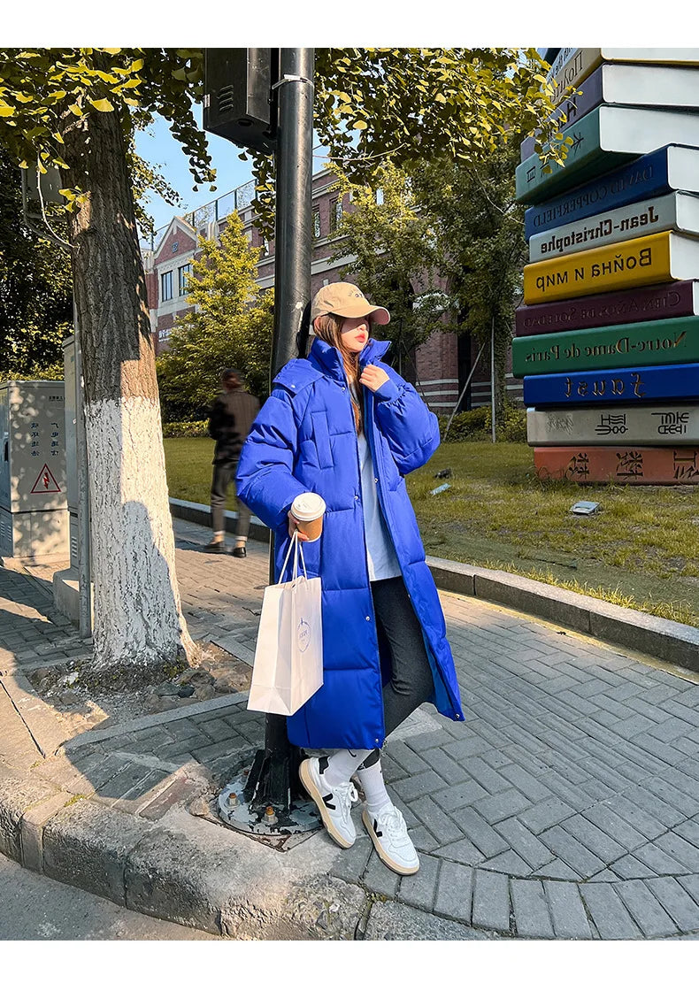 Winter Women's Cold Coat Parkas Hooded Long Padded Jacket Jacket Plus Size Super Hot Coat Cheap Wholesale Snow Outercoat Korean