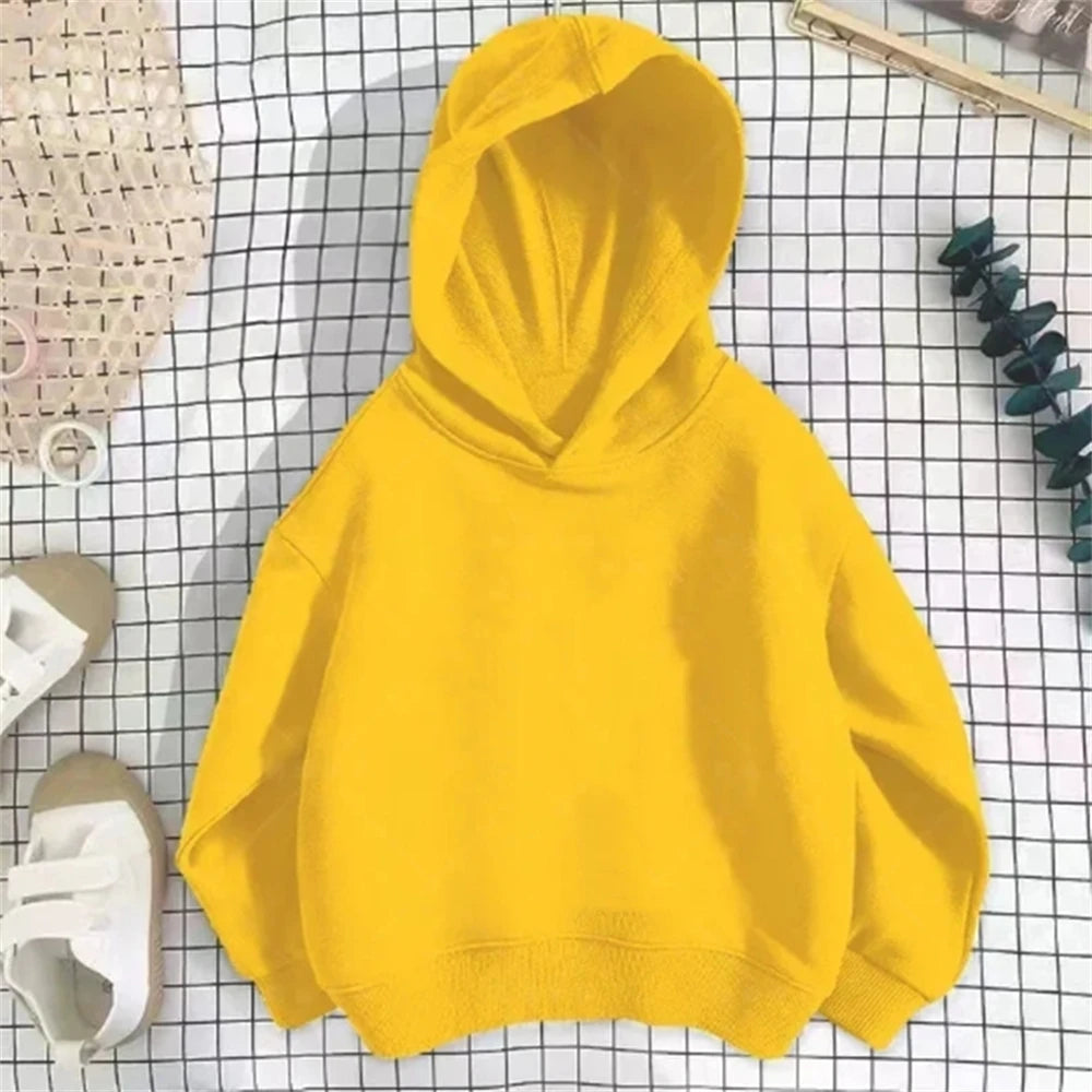 Boy Girls Clothing Hoodie tops Suitable age 3-12 Children's Sweatshirt fashion Pink black white red yellow spring autumn coat