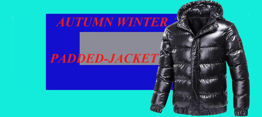 Winter Men's Warm Down Parkas Fashion Men Cotton Thermal Padded Coats Classic Men Stand Collar Windbreaker Warm Jackets Clothing