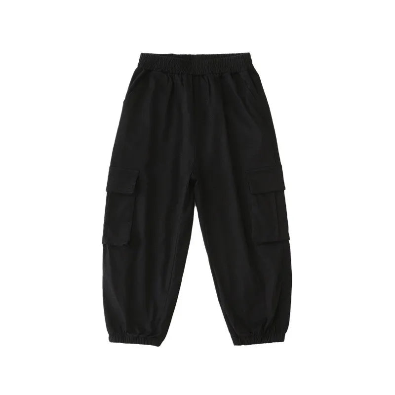 Autumn 2024 New Famliy Outdoor Clothes Fashion Korean Style Dad Mom and Daughter Son Matching Tops Zip Jacket Cargo Pants Outfit