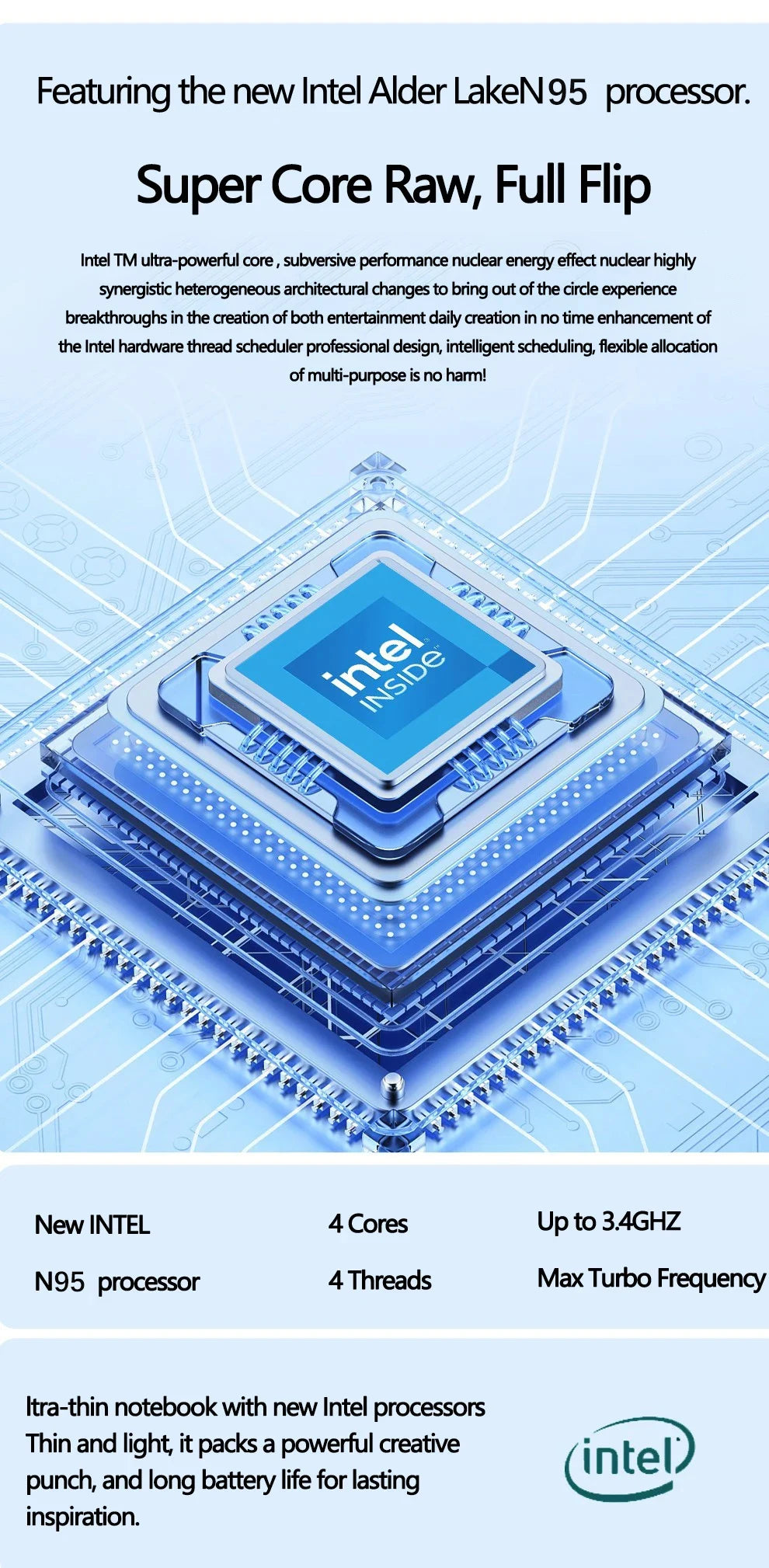 14 inch YOGA Mini Laptop Intel N95 32 GB DDR4 2TB SSD 6000 mAh Tablet 2-in-1 2.5K 2560*1440 Screen Touch 360° Flip Office Study