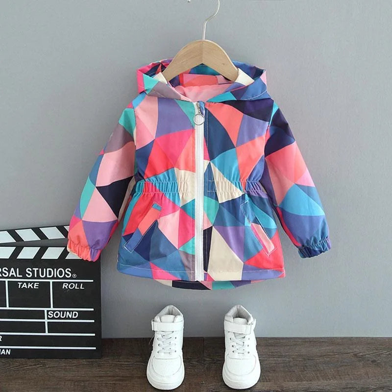 Fashion Dogs Baby Boys Jackets Casual Hooded Zipper Kids Windbreaker Coat Cartoon Boys Outerwear 1 2 3 4 5 6 Years Kids Clothes
