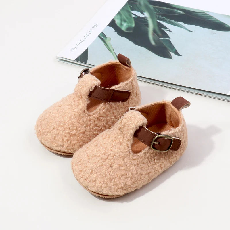Winter Baby Girl and Boy Warm Non-slip Walking Shoes for Infants Cute Toddler Prewalkers High Quality Comfortable Shoes BMB4005