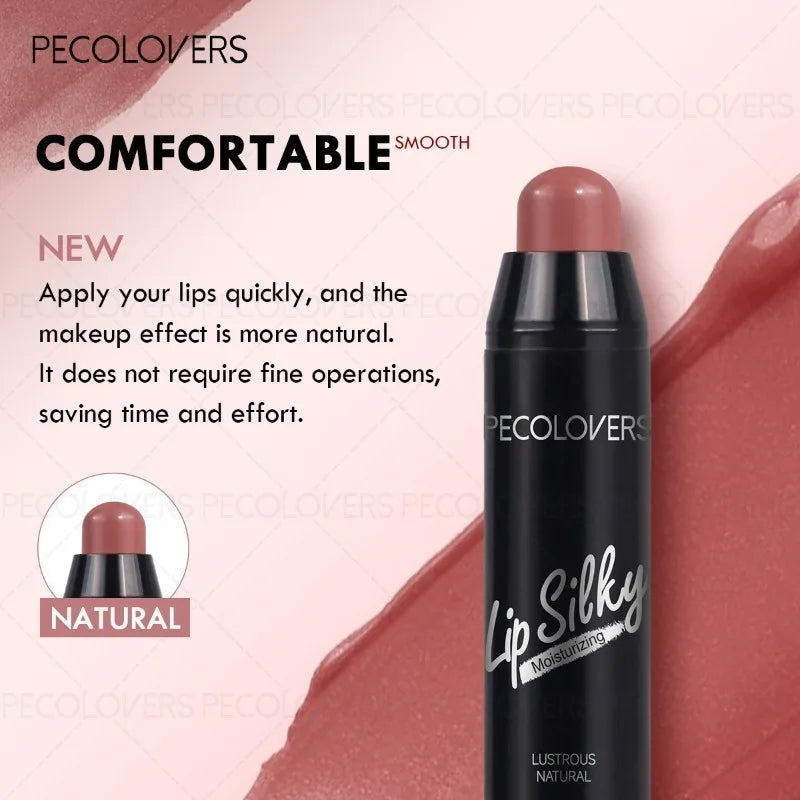 1pcs Multi-color Moisturizing Lipstick Pen, Multi-color Selection To Depict The Outline of The Lips, No Dryness, Lip Cosmetics