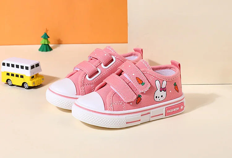New Fashio Kid Shoe Boy Sneaker Shoe Spring Autumn Children Cartoon Canvas Sports Shoes Boys Girls Baby Board Shoes with Leisure