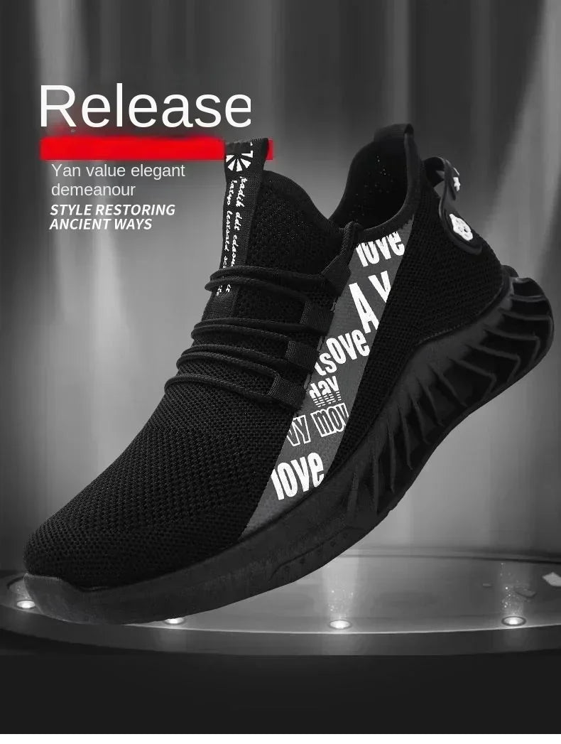 Tênis de corrida leves e respiráveis para homens, tênis multiuso para adolescentes