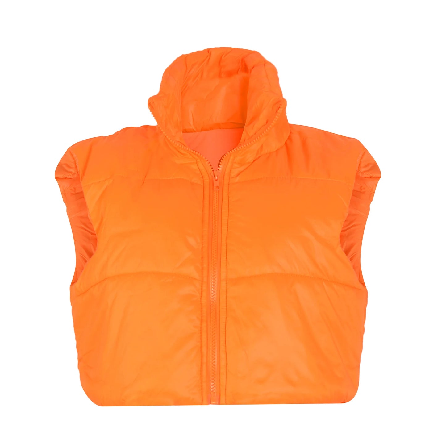 Women's Winter Vest Fashion Faux Leather Padded Jacket Coat Vintage PU Black And White Female Short Waistcoat Chic Clothes Tops