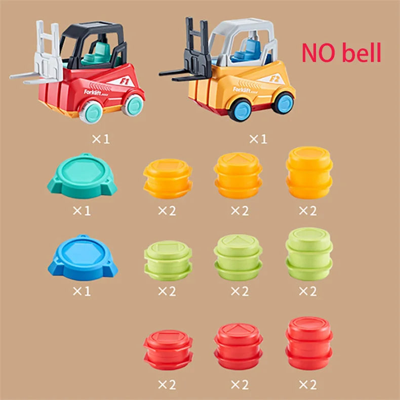 Crazy Forklift Training Ability To Respond Color Stacking Toy Interactive Board Game Early Educational Parent-child Matching Kid
