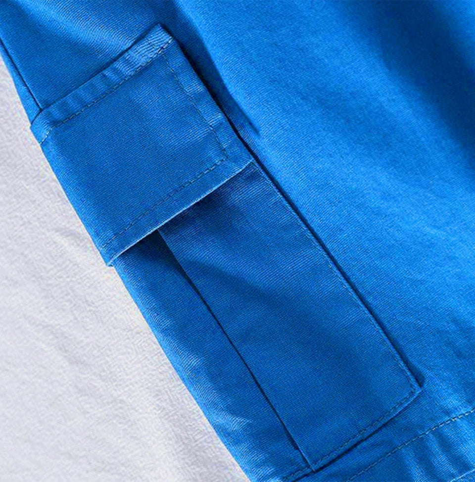 Kids Summer Cargo Pants Shorts For 2-12T Child Elastic Trouser Boy Summer Pants Teen Loose Pants Boys Shorts Sweatpants 남아 여름 바지