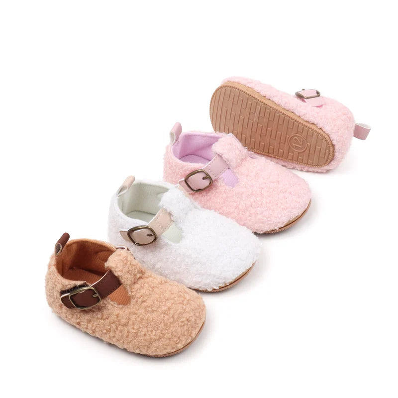 Winter Baby Girl and Boy Warm Non-slip Walking Shoes for Infants Cute Toddler Prewalkers High Quality Comfortable Shoes BMB4005