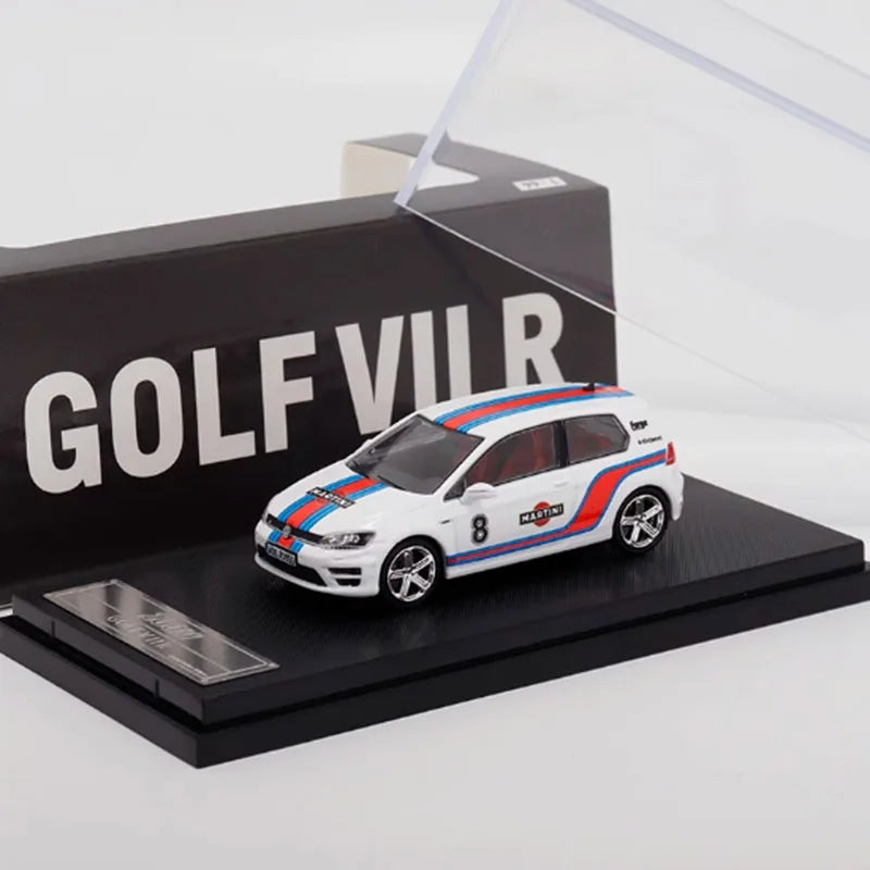 ZOOM 1:64 Scale VW Golf 7R 7 Generation Travel Car Alloy Car Model Classics Adult Souvenir Gift Static Display
