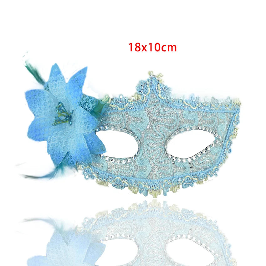 Wedding Masquerade Masks Halloween Makeup Lace Venetian Black Costume Party Vintage Lady Eye Mask Cosplay Fancy Party Dress
