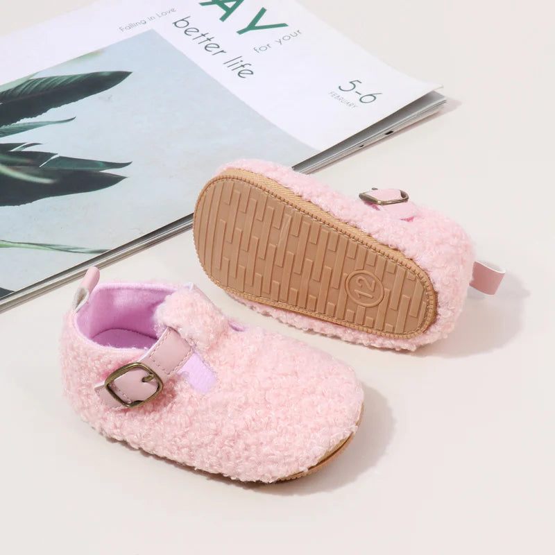 Winter Baby Girl and Boy Warm Non-slip Walking Shoes for Infants Cute Toddler Prewalkers High Quality Comfortable Shoes BMB4005