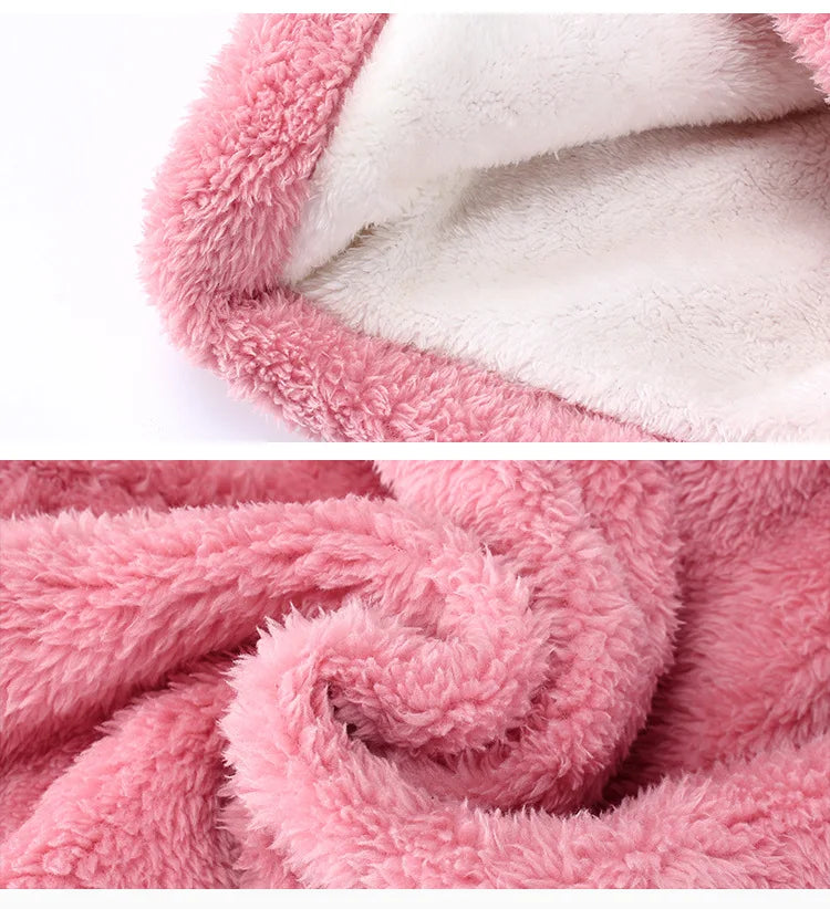 3-12 Years Spring Autumn Girls Vest Fleece Sleeveless Boy Coat Waistcoat Keep Warm Kids Outerwear Girls Jacket Children Clothing