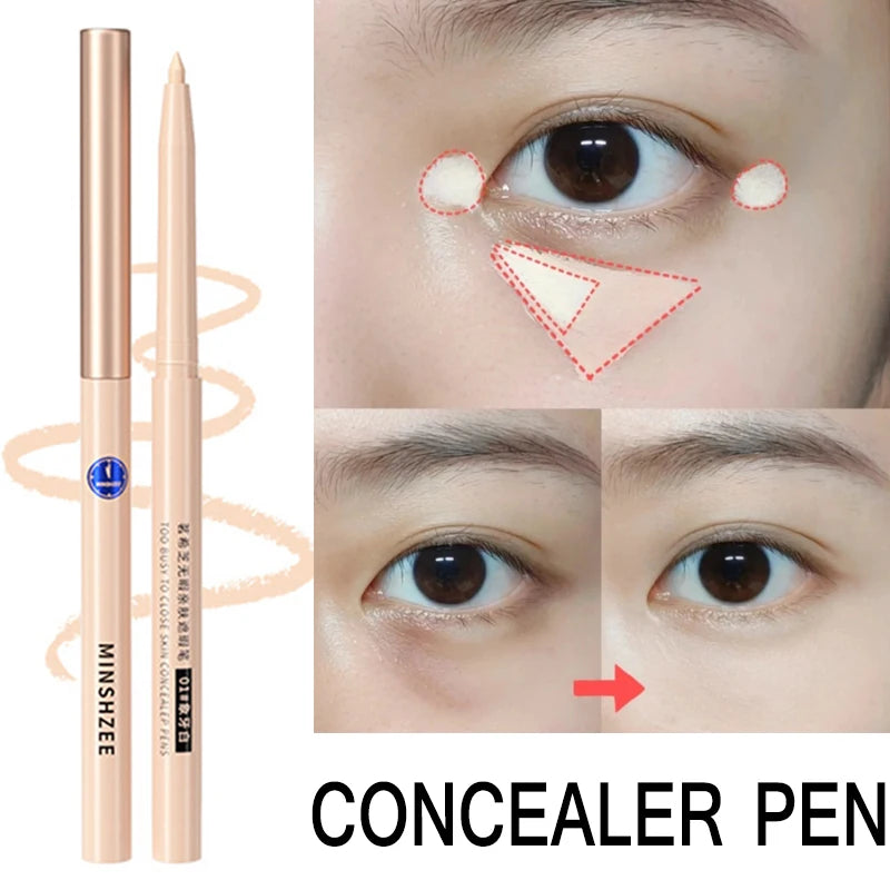 Matte Concealer Pen Full Coverage Face Acne Marks Foundation Cream Lasting Waterproof Moisturizing Eyebrow Lip Contouring Makeup