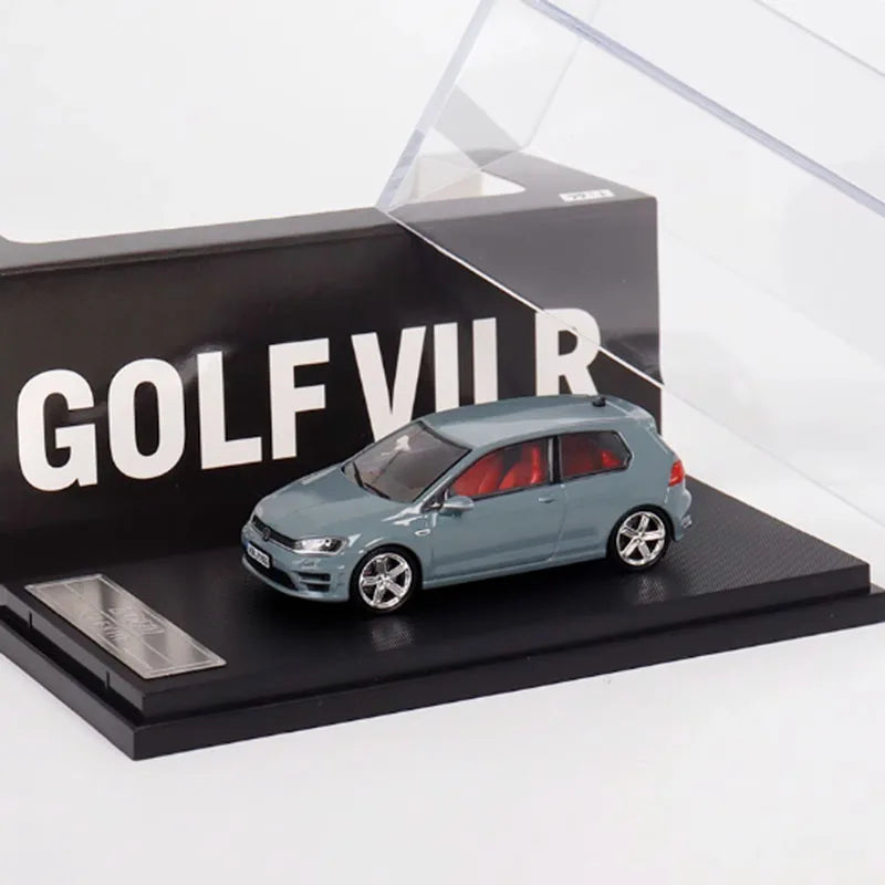 ZOOM 1:64 Scale VW Golf 7R 7 Generation Travel Car Alloy Car Model Classics Adult Souvenir Gift Static Display