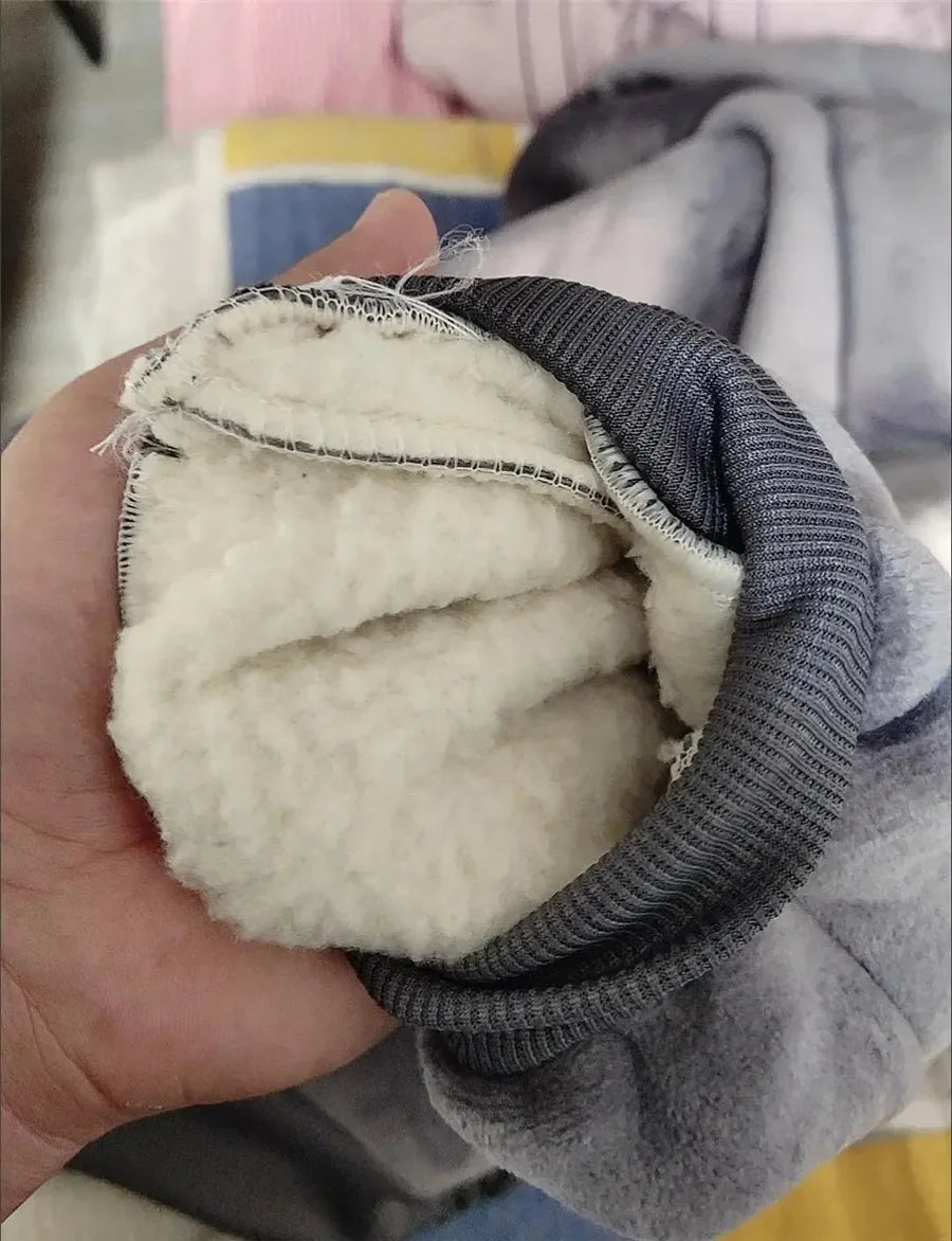 Winter Lambwool Tracksuit Piece Sets Warm Thicken Fleece Joggers Pants Outfits Casual Womens Plush Hooded Sweatshirts Conjuntos