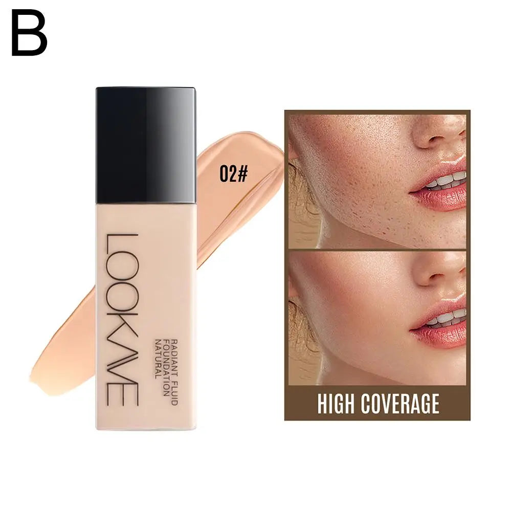 Concealer Waterproof Liquid Foundation For A Long Time Non-Irritating Natural & Even Matte Finish Perfect Nude Makeup