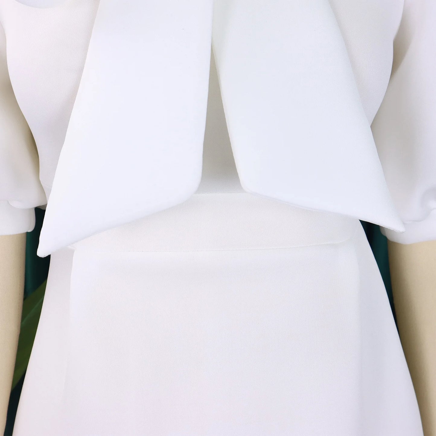 Elegant Party Dresses for Woman 2024 Luxury Bow Collar Short Sleeve High Waisted A Line Pleated Ankle Length Birthday Party Robe