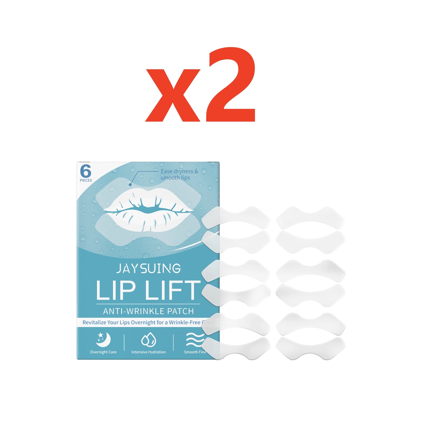 Anti Wrinkle Stickers for Lip Moisturizes Smooth Lifting Skin Fade Fine Lines Enhance Elasticity Improve Sagging Smile Lip Patch