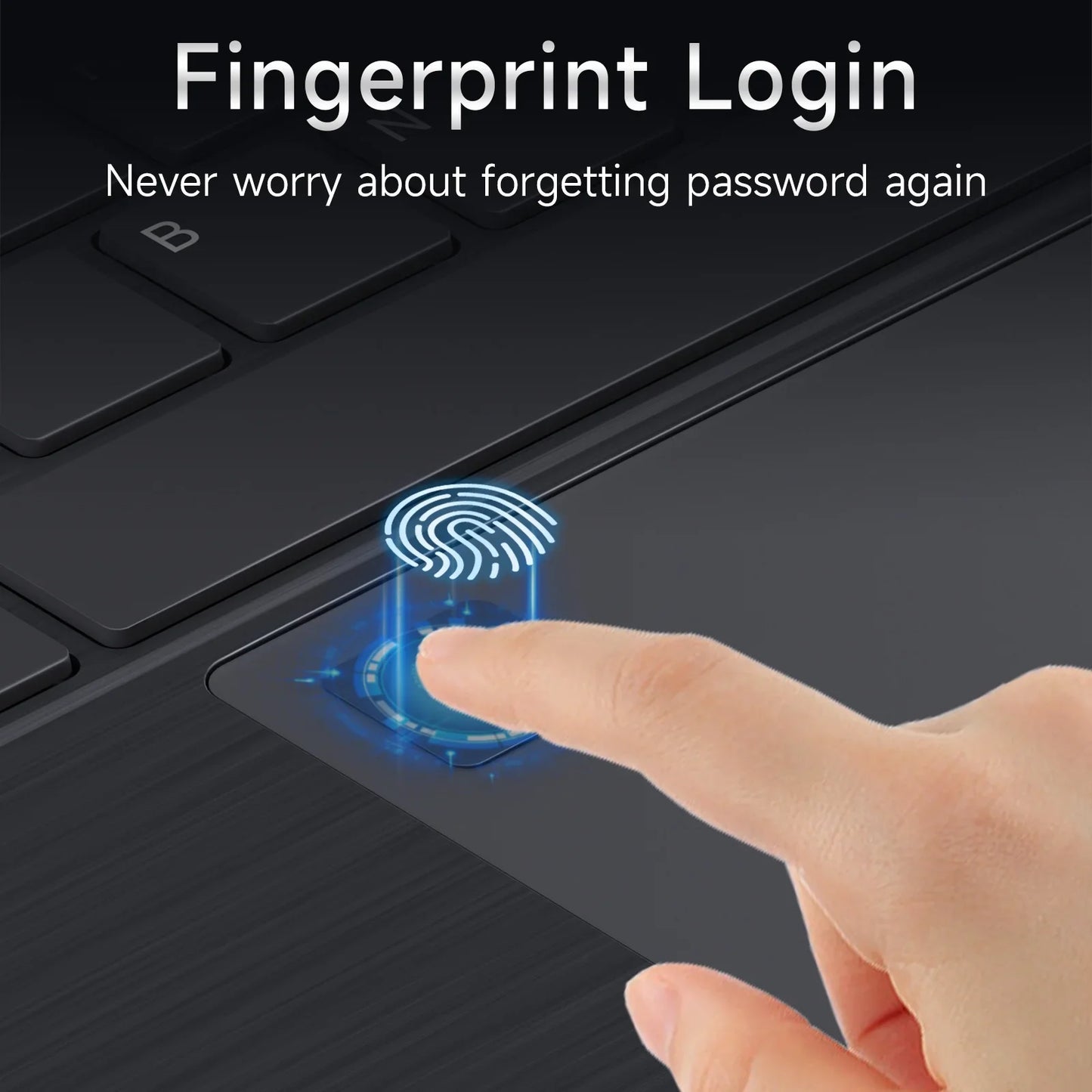 2025 NEW 15.6" Portable Laptop Intel N95 32GB DDR4 2TB SSD 7500mAh Windows11 Office Notebook Pc Gamer with Backlit Fingerprint