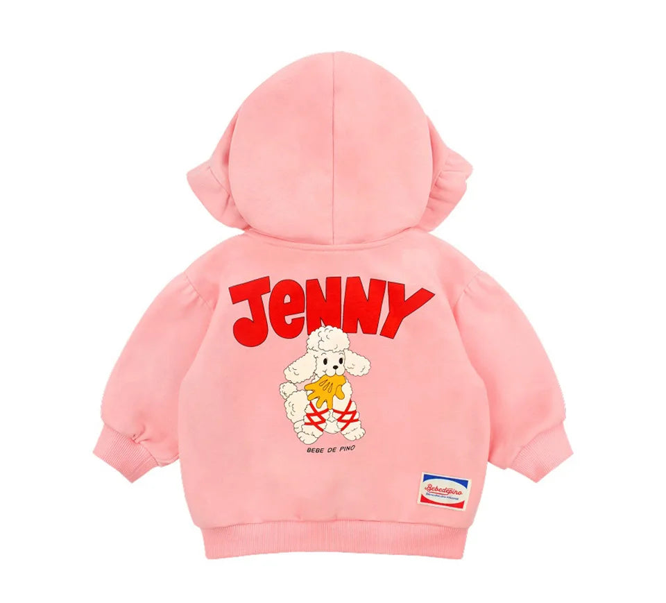 Autumn Kids Clothes Baby Girls hooded Jackets Cotton Sweatshirts Pants Sets Baby Boys Cartoon Coats Pullover Top Trousers Suits