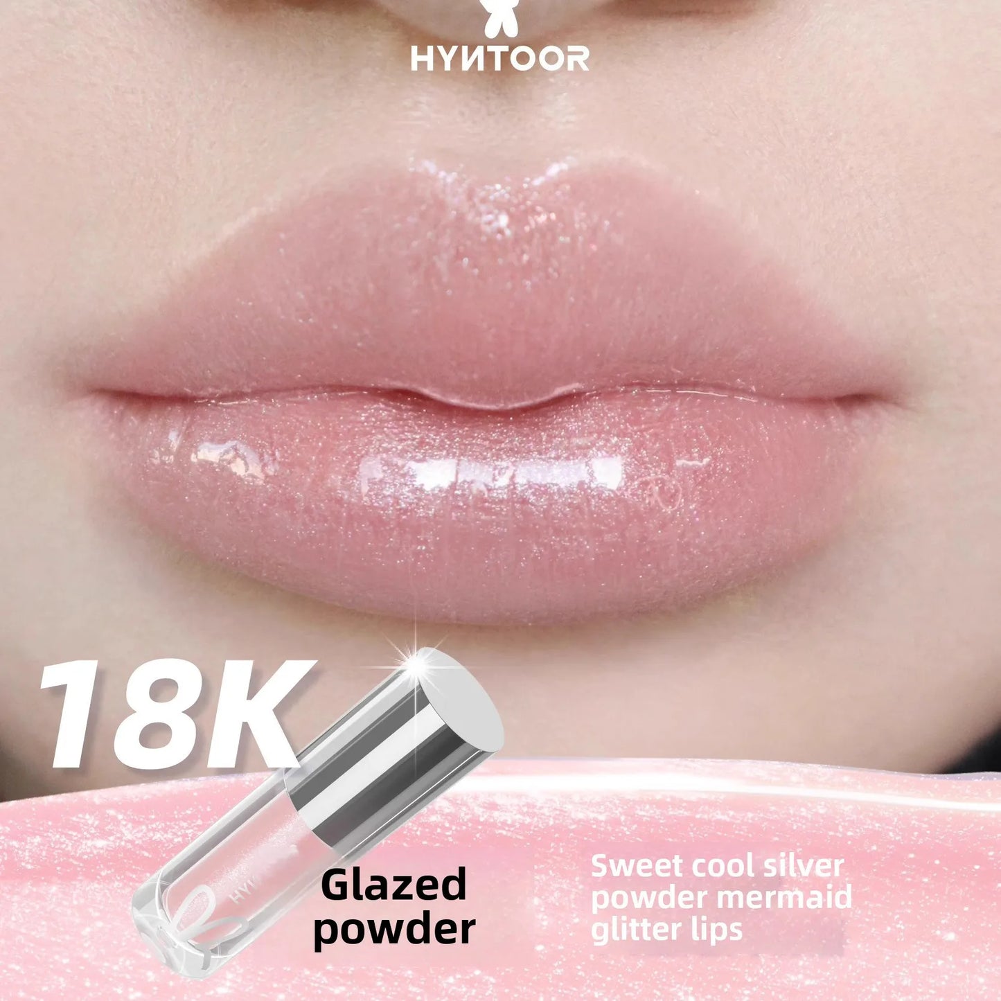 HYNTOOR Future Fantasia Planet 3D Mirror Lip Gloss Shining Brightly Removing Dead Skin Weakening Lip Lines Makeup