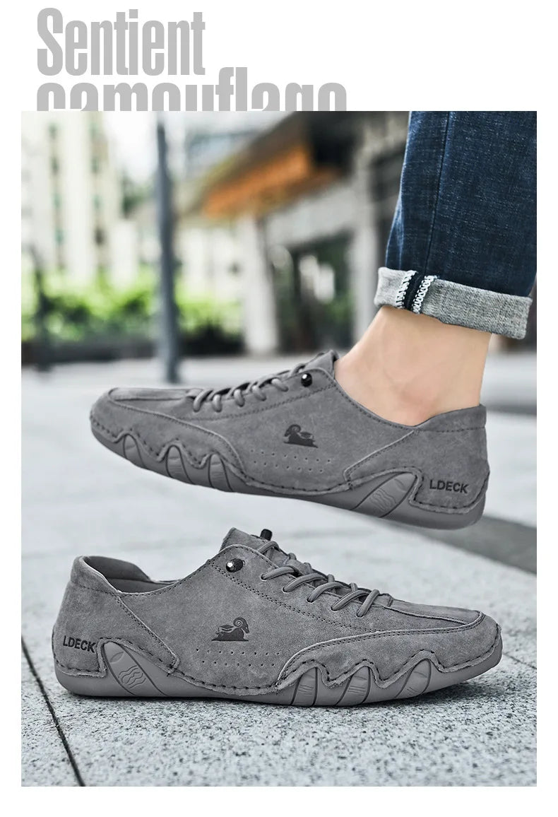 Men Casual Sneakers 2023 New In Ankle Boots Lace Up Males Shoes Fashion High Quality Loafers Men Luxury Casual Shoes Mocasines