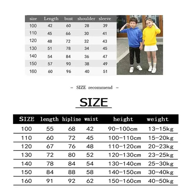 2026 Children's Adult Parent-Child Sportswear Set Boys and Girls Cartoon Print Hoodies and Pants Two-Piece Set Children's Fashio