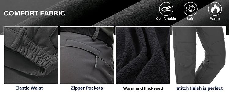 Women Winter Pants Are Warm, Waterproof, Windproof, Camping, Outdoor Travel, Mountain Climbing, Cycling, Sports Pants