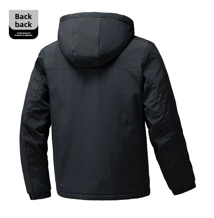 Winter Padded Workwear Jacket Men New Hot Cotton Puffer Jackets Men's Hooded Jacket Men's Cotton Parkas Men's Autumn Winter Coat