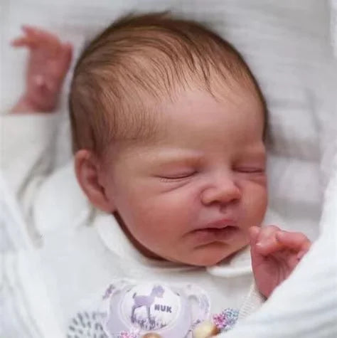 MRB 16 Inch Unpainted Reborn Vinyl Doll Kit Zendric Blank Doll Parts Lifelike Mold Premature Baby Size Cloth Body Included