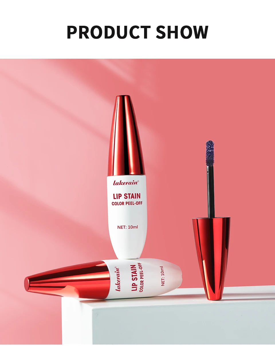 Lip Stain Peel Off 24 Hours Water Resistant Lipsticks Makeup Liquid Lipstick Matte Lipstick for Lips Stick Free Shipping Ink