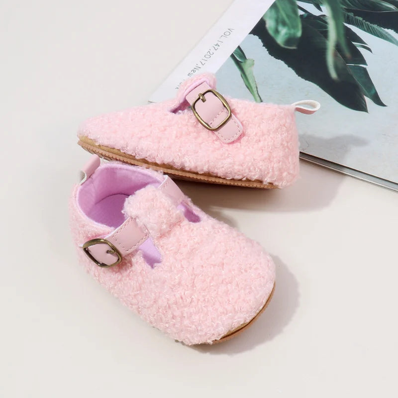 Winter Baby Girl and Boy Warm Non-slip Walking Shoes for Infants Cute Toddler Prewalkers High Quality Comfortable Shoes BMB4005
